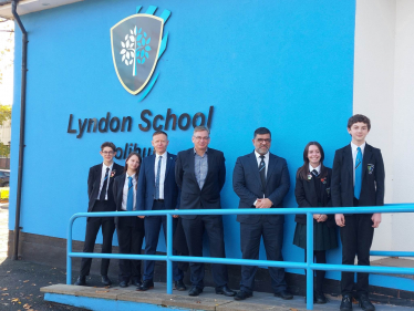 Julian Knight MP visited Lyndon School as part of UK Parliament week