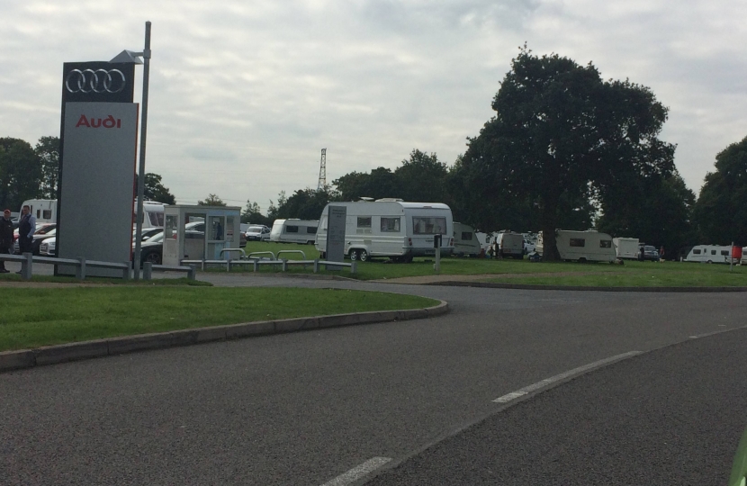 Travellers in Shirley