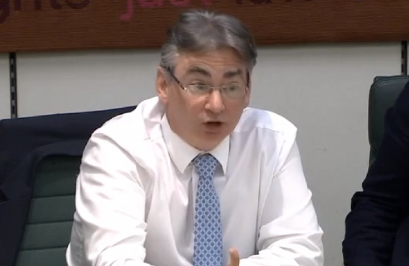Julian Knight MP at the DCMS Committee.