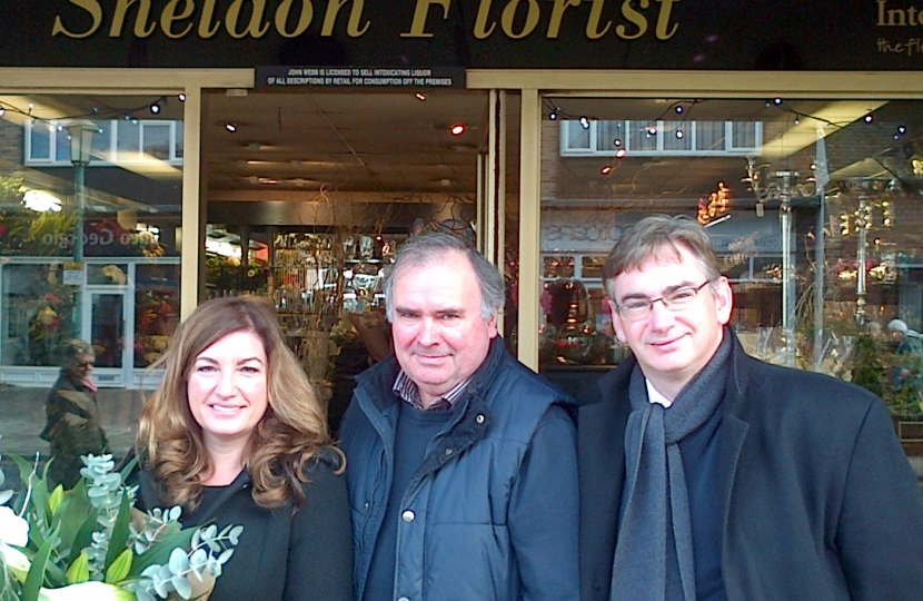 Julian Knight, Prospective Conservative MP for Solihull with Karren Brady