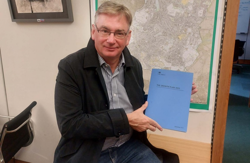 Julian Knight MP with the Government's Plan for Growth agenda 