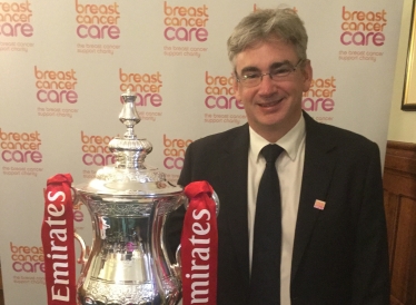 Julian with FA cup